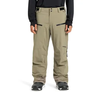 QUIKSILVER Snowboardhose QUIKSILVER "Paramo Stretch 20K", Herren, Gr. L, fallen rock, 58% Polyester, 42% Polyester, Hosen