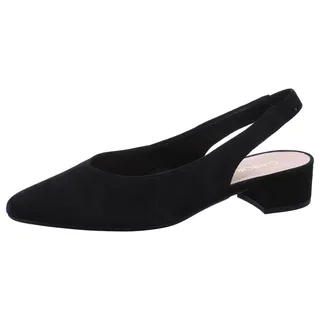 Gabor Slingpumps Leder Schwarz 38,5