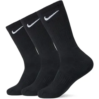 Everyday Cushioned Crew-Trainingssocken Black/White 46-50