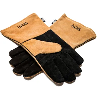 höfats 1 Paar Grillhandschuhe TOOLS Velourleder mit Polyamid Feuerschutzhandschuhe hitzebeständig