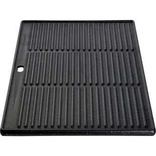 All'Grill Grillplatte 23,5 x 42 cm Gusseisen Schwarz/Rot