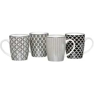 Ritzenhoff & Breker Takeo Kaffeetasse 0,35 l Schwarz 4 St.