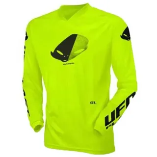 Ufo Radial Langarm-trikot - Neon Yellow / Black - S