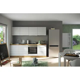 Held Küchenzeile Florenz 240 cm weiß matt