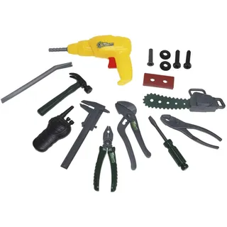 WELL HOME MOBILIARIO & DECORACIÓN WH14715 Werkzeugset aus Polypropylen, bunt, 31x5,5x53