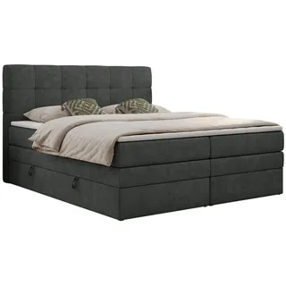 MKS Meble Boxspringbett mit Bettkasten - - Maße (cm): B: 200 H: 110