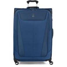 Travelpro Maxlite 5 Softside Erweiterbares Gepäck mit 4 Spinnrollen, Leichter Koffer, Herren und Damen, Saphirblau, Checked-Large 29-Inch, Kariert, groß, 73,7 cm