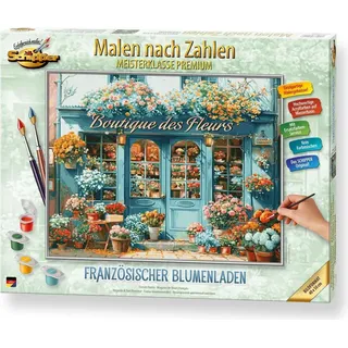 Schipper 609130924 Französischer Blumenladen Malen nach Zahlen