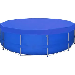 vidaXL Poolabdeckungen 2 Stk. PE Rund 460 cm 90 g/m2