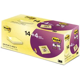 Post-it Haftnotiz, Super Sticky 76 x 76 mm