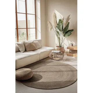 HANSE HOME Rangpur Juteteppich 100 x 100 cm Braun