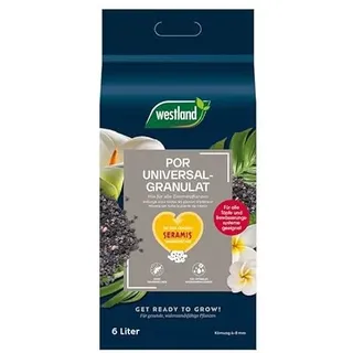Westland POR Universal-Granulat, 6 l, enthält Seramis Granulat, für ideales Wasser- und Sauerstoffmanagement