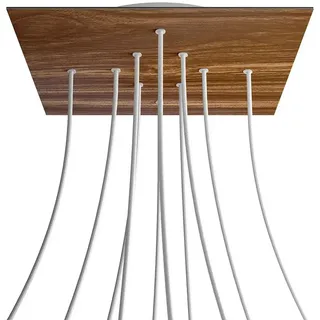 Creative Cables Kroq4010f110 Xxl Rose-one Quadratisches Rosen-set Aus Holz - Multicolor - 400 mm