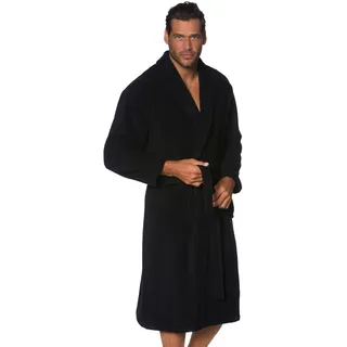 JP 1880 Herren große Größen Übergrößen Menswear L-8XL Bademantel, Homewear, Schalkragen, Frottee, bis 8XL schwarz XL 702388130-XL