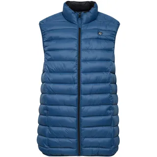 Steppweste BLEND "Steppweste BHRomsey", Herren, Gr. S, blau (ensign blau), Obermaterial: 100% Nylon NY., Westen Steppweste