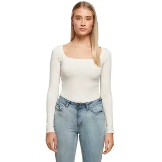 Urban Classics Organic Langarm-body - White Sand - 4XL