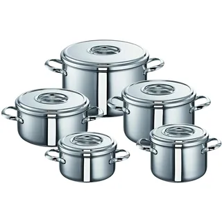 Schulte-Ufer Romana i Topf-Set 5-tlg. Bratentopf + Fleischtopf + Deckel