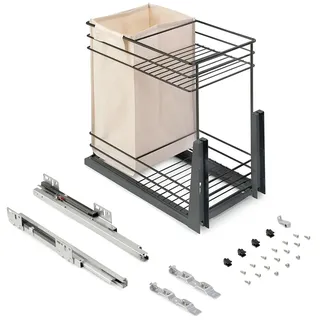 Emuca 8381635 Flaschenhalter - Anthracite Grey - One Size