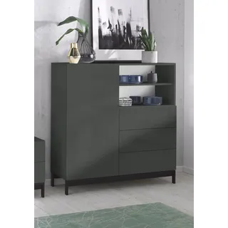 Home Affaire Metis 110 x 112 x 40 cm Anthrazit hochglanz