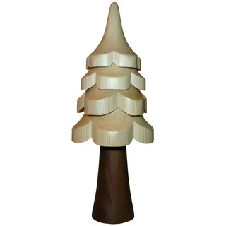 Dekoration Holzbaum Fichte natur Höhe 25cm NEU baum fichte Erzgebirge Holz Wald