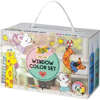 folia – max bringmann kg folia Fenstermalfarben farbsortiert 10 x 80,0 ml