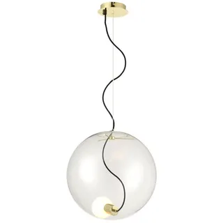 s.luce Sphere 1-flg. Ø 30 cm rund/Gold/Glas
