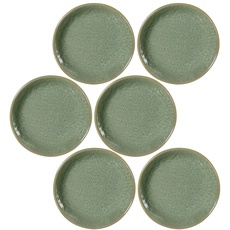 Bild von Matera Keramikteller 16,3 cm grün 6er Set