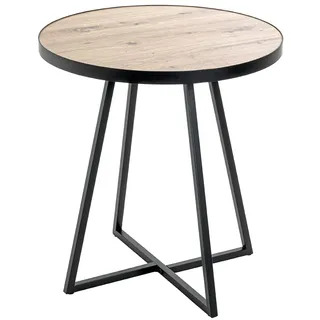 Haku-Möbel HAKU Beistelltisch Catania Holzoptik Braun Eiche