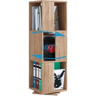 VCM Stifta XL Aktenregal 34 x 34 x 109 cm Braun