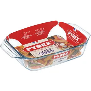 Pyrex 407B000 Kasserolle für Roast 2,1 L Glas