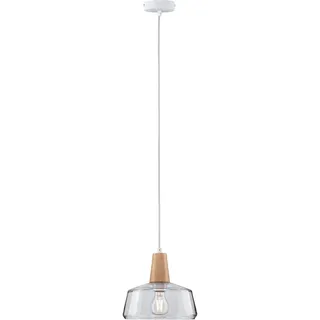 Paulmann Yva 1-flg. 24 cm rund braun transparent