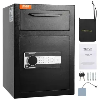 Vevor Deposittresor mit Einwurfschlitz / elektronisches Schloss / keine Sicherheitsstufe