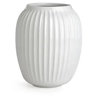 KÄhler Hammershi Medium-h20 Cm Keramikvase - White - One Size