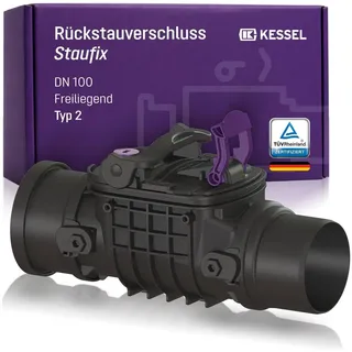 Kessel Rückstauverschluss Staufix DN 100 freiliegend