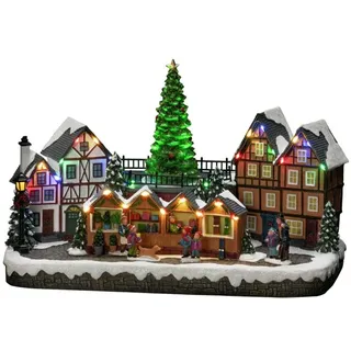 Konstsmide 4236-000 Weihnachtsmarkt Mehrfarbig LED Bunt mit Musik