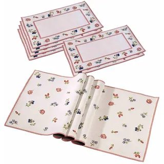 Villeroy & Boch "Tischset Petite Fleur 7er Set bunt", waschbar bis 40 Grad C,