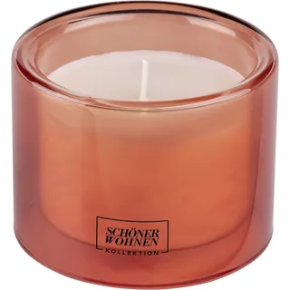 Schöner Wohnen Duftkerze M Sandalwood im Glas Bernstein Ø 9,5 cm x 7 cm