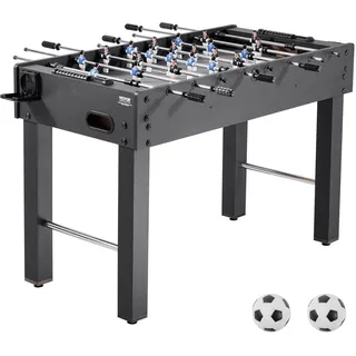 VEVOR Tischfußballtisch in Standardgröße (1212 x 610 x 838 mm), Indoor-Kickertisch für Zuhause, Familie und Spielzimmer, langlebiges Set, inkl. 2 Bällen & Punktezähler & 2 Getränkehaltern