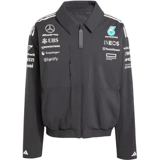 adidas Herren MERCEDES - AMG PETRONAS FORMULA ONE TEAM TEAM JACKET MEN, Black/White, 3XL