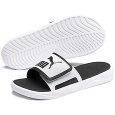 Bild Unisex Adults Royalcat Comfort Slide Sandals, Puma White-Puma Black, 48.5 EU
