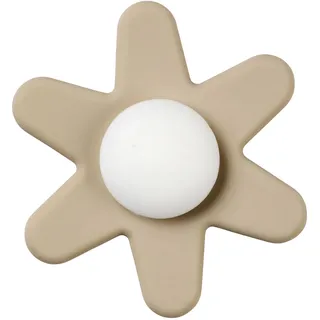 Nattou Badespielzeug aus Silikon, Drehbare Blume für die Badewanne, BPA-frei, Silicone, Tonfarben