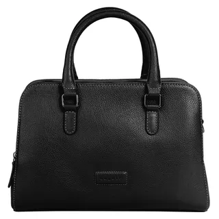 Bugatti Elsa Handtasche Leder 32 cm schwarz