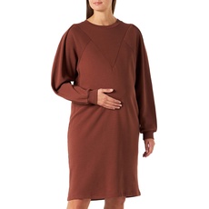Supermom Damen Dress Abingdon Long Sleeve Kleid, Brunette - N007, XS
