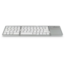 Bild von kompakte Funk-Tastatur mit 63 Tasten und Touchpad, silber