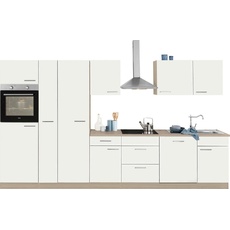 Bild von Küchenzeile »Zell«, ohne E-Geräte, Breite 360 cm, weiß