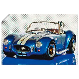 Artland Poster »Shelby Cobra blau« Auto 1 Stk. tlg. als Leinwandbild, Poster in verschied. Größen, blau