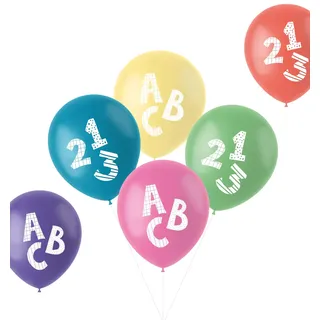 Folat Luftballons Schulanfang 33cm - 6 Stück