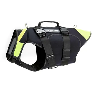 Julius-K9 Julius-K9, IDC Multifunktionale Hundeweste 3in1, Größe: XL, Schwarz und Neon