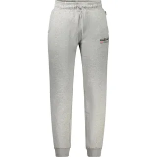Napapijri Fleecehose Regular Fit mit Taschen und Print : Größe - 2XL Größe: 2XL - Grau