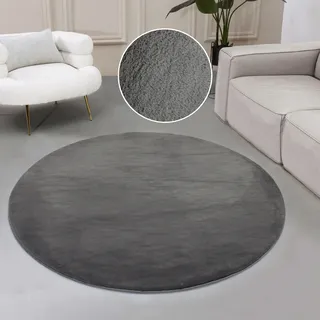 OTTO home Balu Fellteppich Ø 180 cm Grau